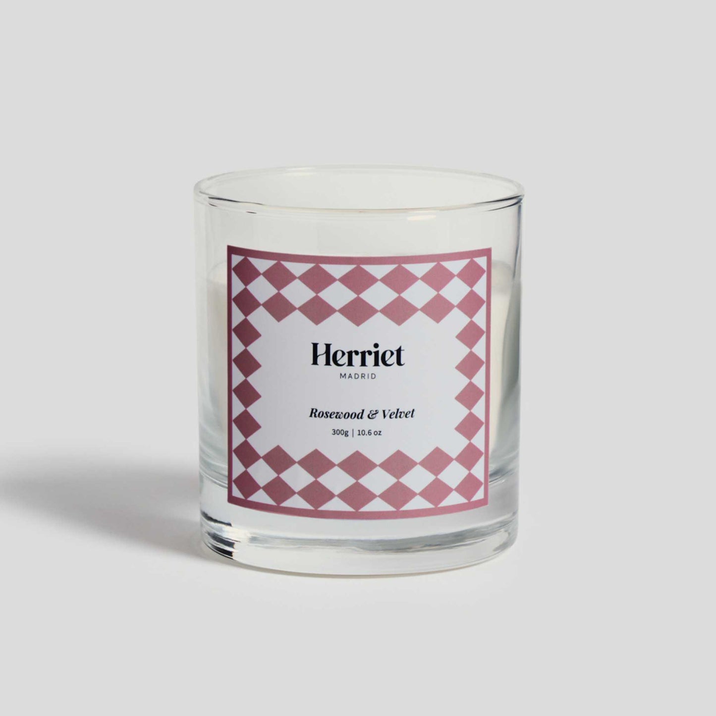 Herriet - Vela aromática premium hecha a mano en España - Rosewood and Velvet