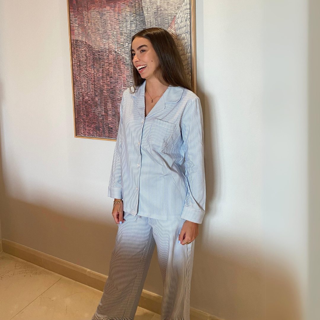 Kate Cotton Pyjama Set - Lilac