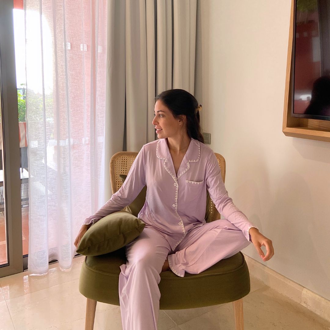 Gala Tencel Modal Pyjama Set - Lilac