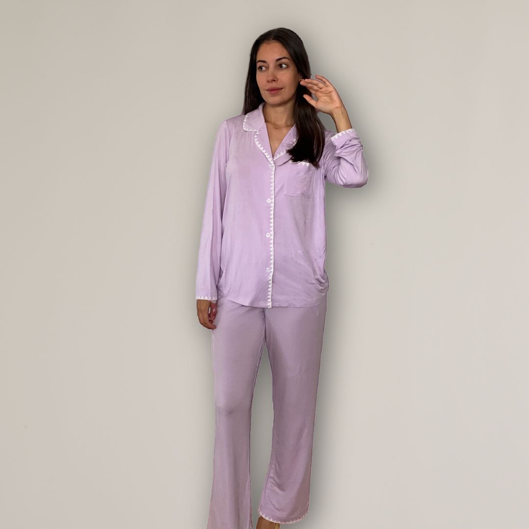 Gala Tencel Modal Pyjama Set - Lilac