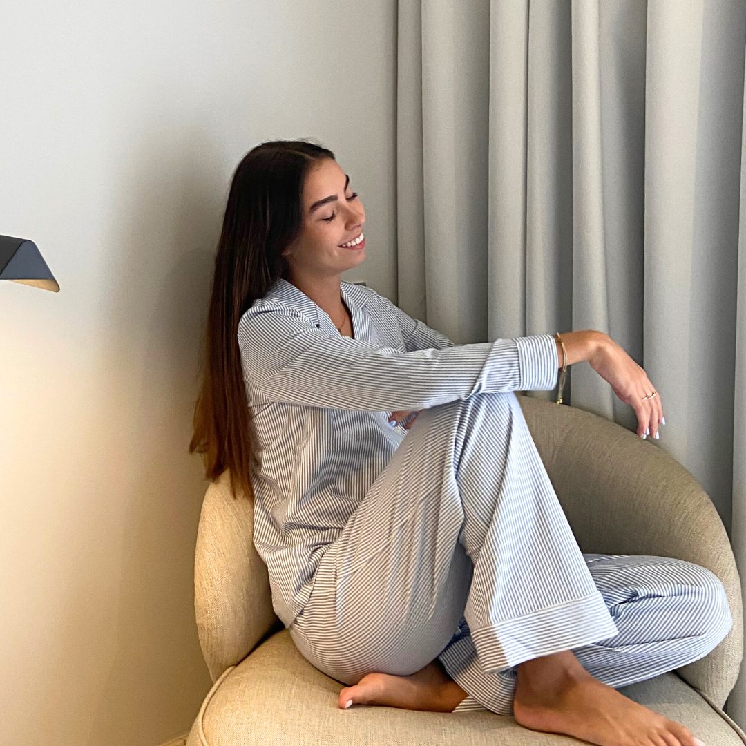 Kate Cotton Pyjama Set - Lilac