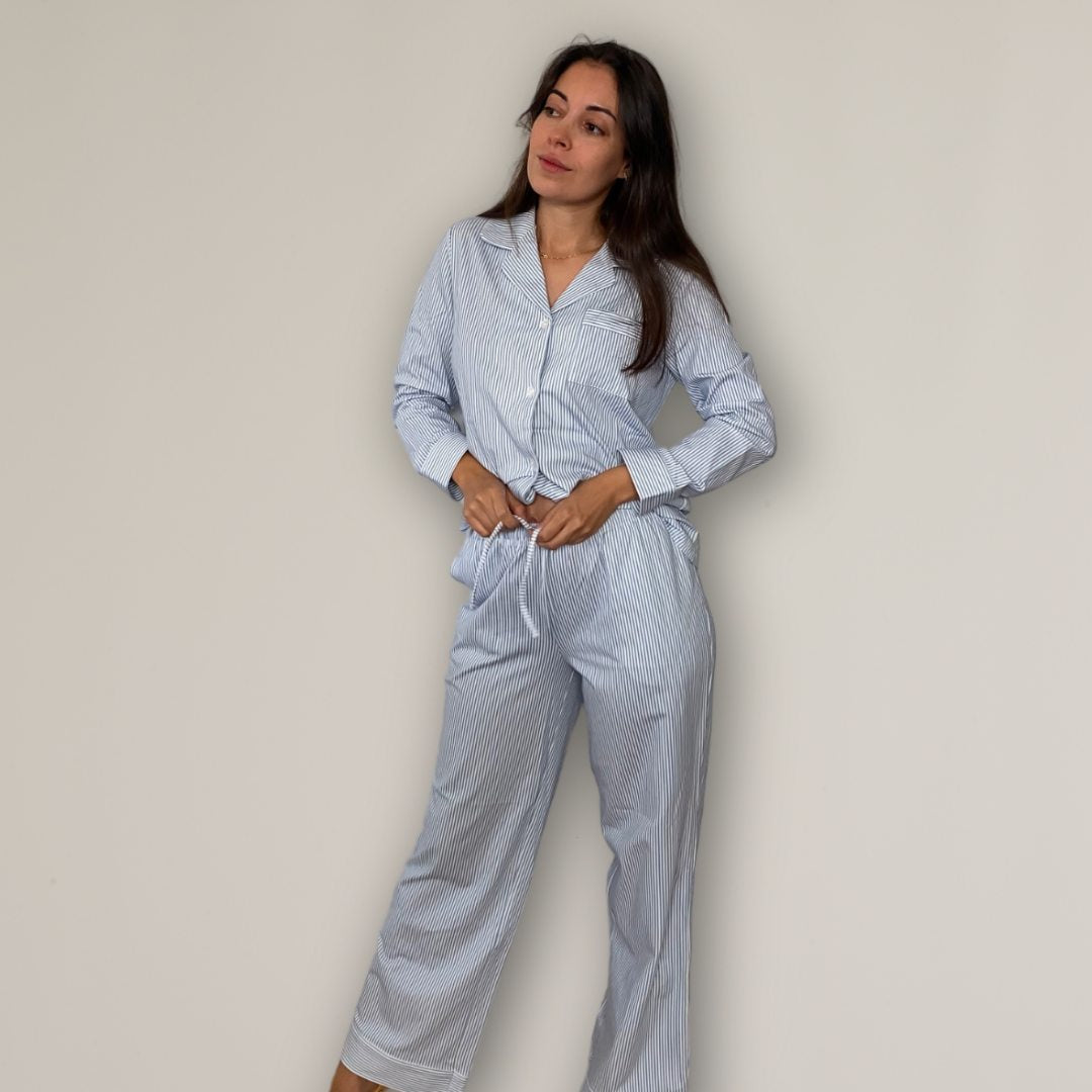 Kate Cotton Pyjama Set - Lilac