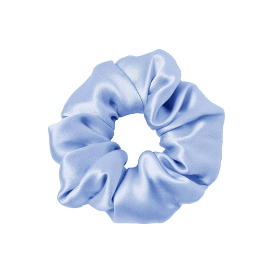 coletero de seda, scrunchie en azul cielo, herriet