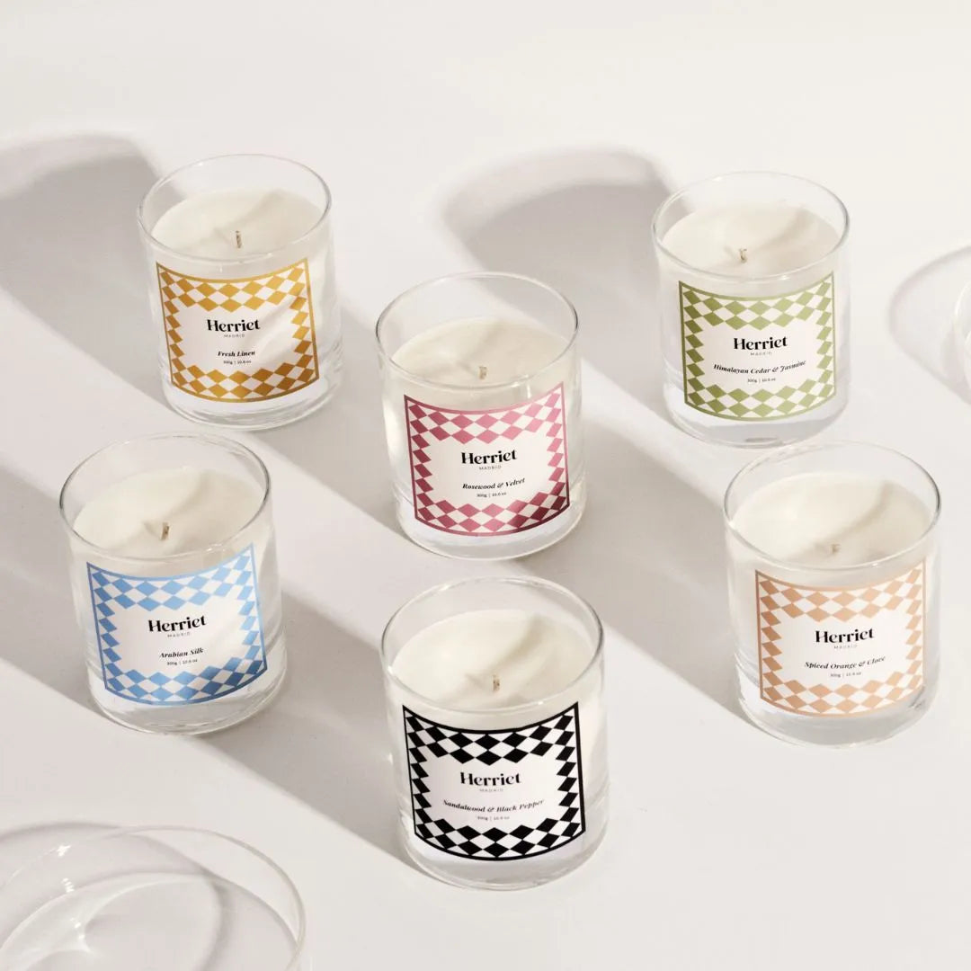 Herriet - Rhombus Collection handmade scented candles