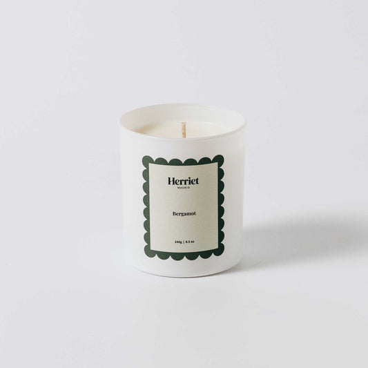Herriet - Vela aromática - Bergamot - decoración para el hogar - velas sostenibles