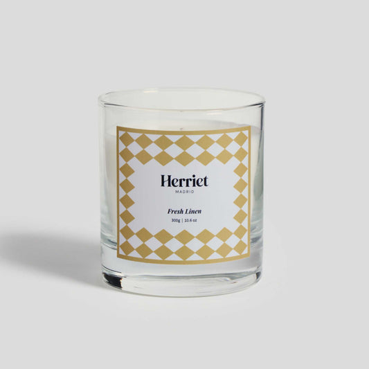 Herriet - Vela aromática premium - Fresh Linen