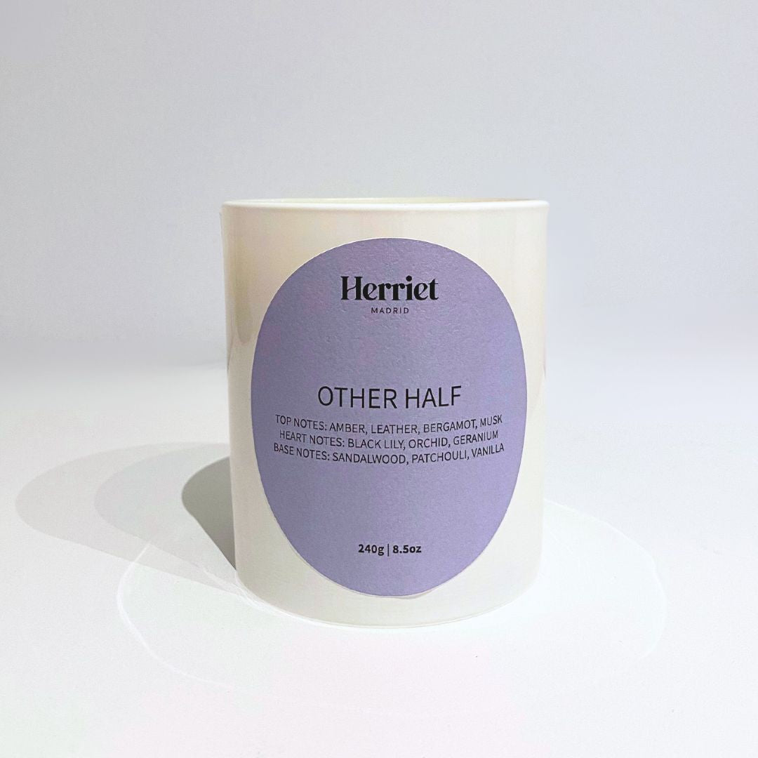 vela aromáticas con notas amaderadas, other half, herriet