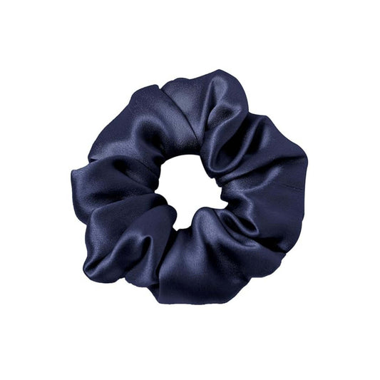 coletero de seda azul marino - herriet - accesorios para el pelo